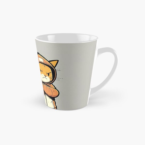 Item preview, Mad Urban Orange Cat With Hoodie Cartoon Style designed and sold by EnzoZs.
