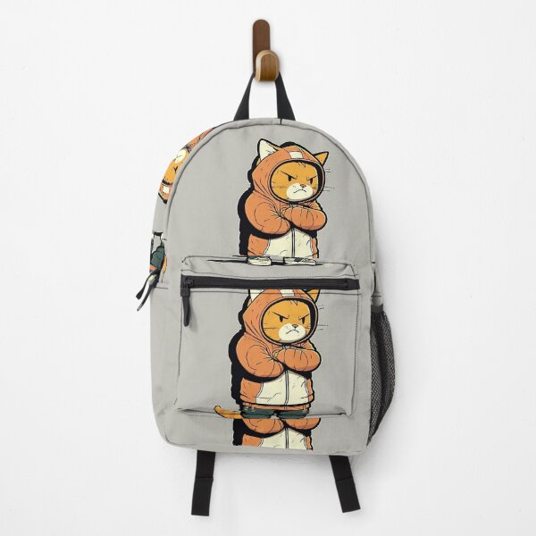 Item preview, Mad Urban Orange Cat With Hoodie Cartoon Style designed and sold by EnzoZs.