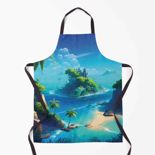 Item preview, Explore the Magic of a Jungle Islands with a Stunning Blue Lagoon designed and sold by DesignCatalyst7.
