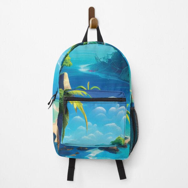 Item preview, Explore the Magic of a Jungle Islands with a Stunning Blue Lagoon designed and sold by DesignCatalyst7.
