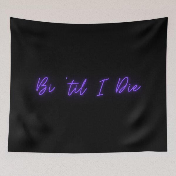 Item preview, Bi 'til I Die [purple version] designed and sold by Let me be Perfectly Queer.