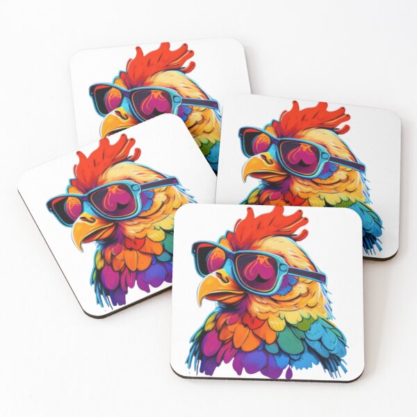 Item preview, Rooster with Sunglasses designed and sold by Platanus22.