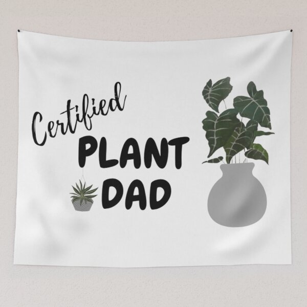 Item preview, Certified Plant Dad (Grey) designed and sold by MissBubblegumBlue.