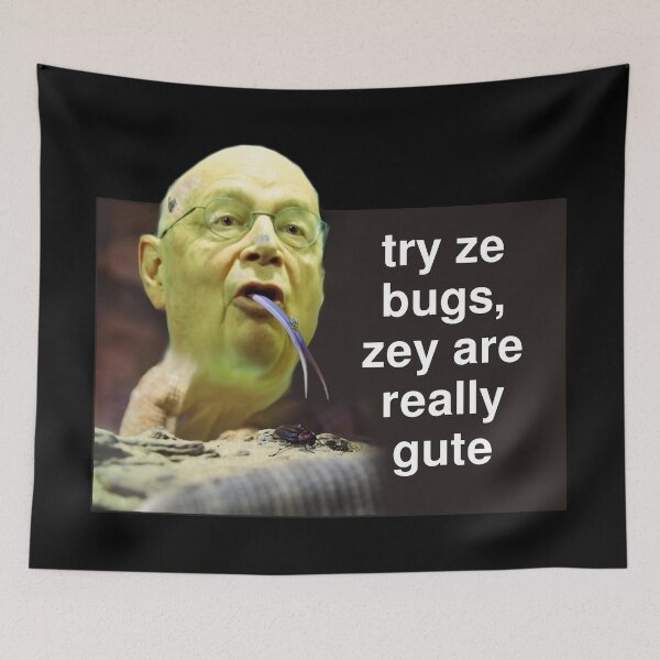 Item preview, Try Ze Bugs - Klaus Schwab - WEF designed and sold by SolarCross.