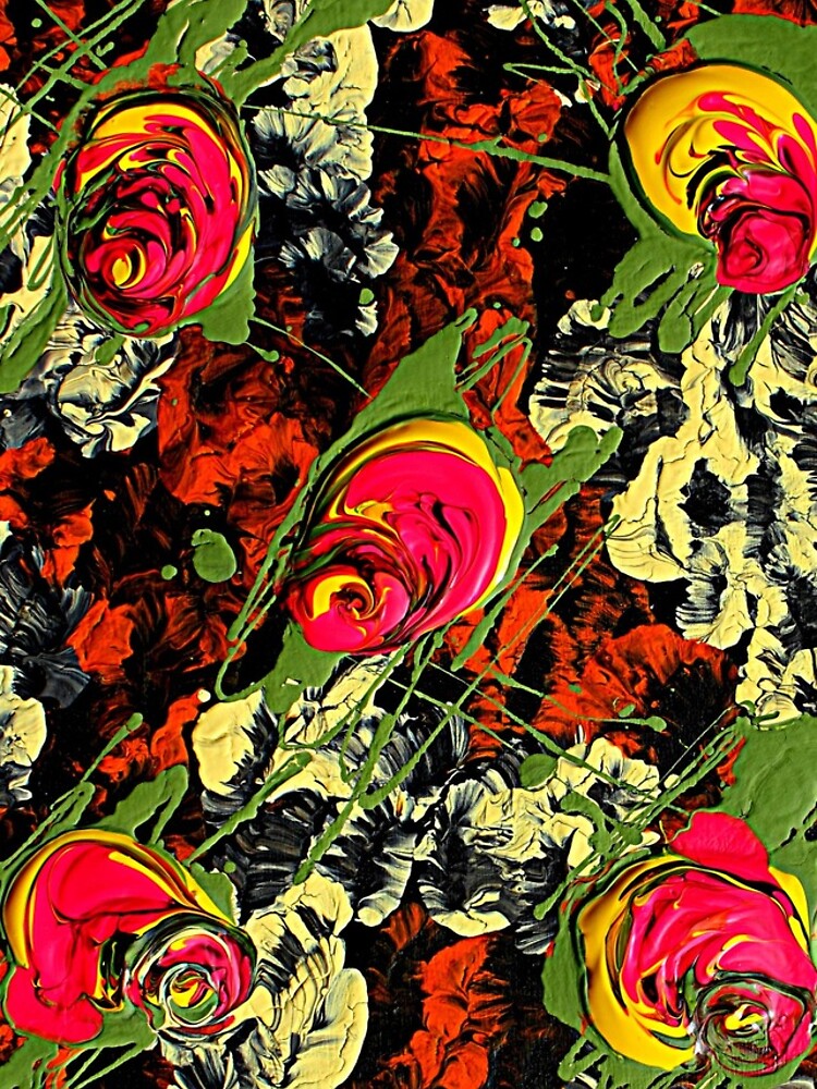 Thumbnail 5 of 5, iPhone Case, Mutating Roses 5.9 designed and sold by artobsessed71.