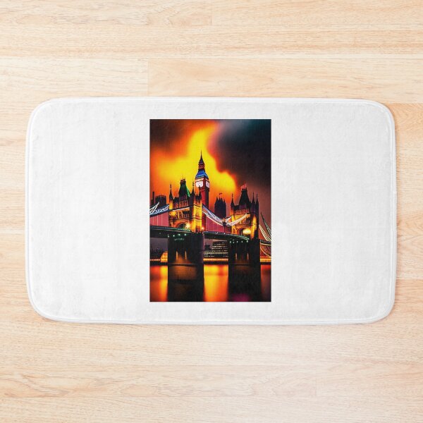 Item preview, A Burning London Skyline at Night designed and sold by Deadlyhal.