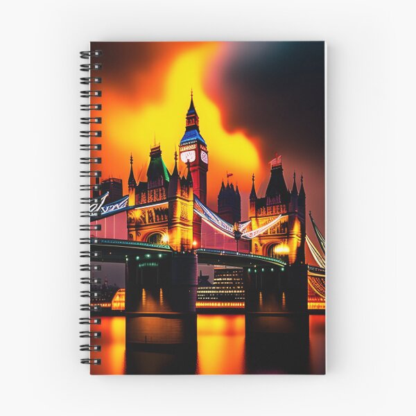 Item preview, A Burning London Skyline at Night designed and sold by Deadlyhal.