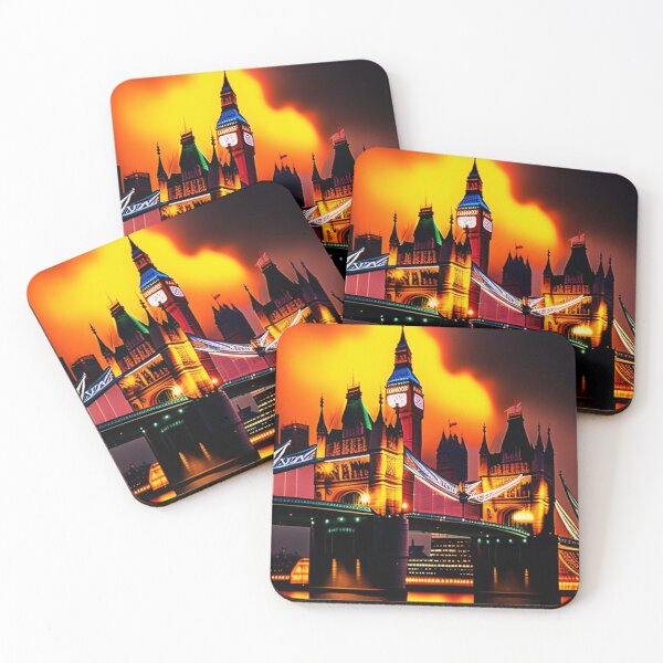 Item preview, A Burning London Skyline at Night designed and sold by Deadlyhal.