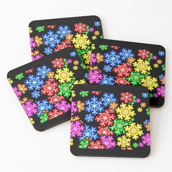 Item preview, Colorful snowflakes designed and sold by zeljana0504.