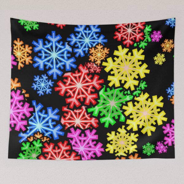 Item preview, Colorful snowflakes designed and sold by zeljana0504.