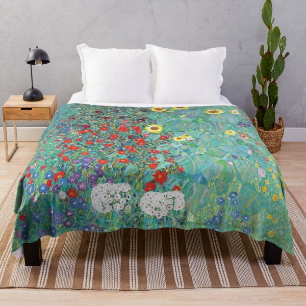 Item preview, Farm Garden with Sunflowers | Gustav Klimt designed and sold by LaMadeleine.