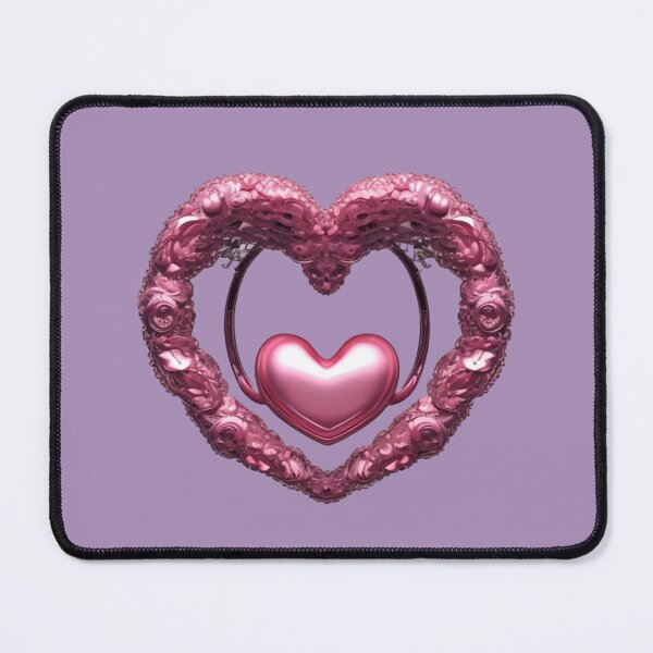 Item preview, Pink Metallic Heart designed and sold by Digiheart.