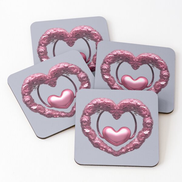 Item preview, Pink Metallic Heart designed and sold by Digiheart.