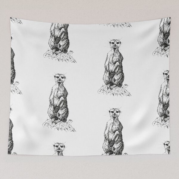Item preview, Meerkat on Guard. designed and sold by angipangi7.