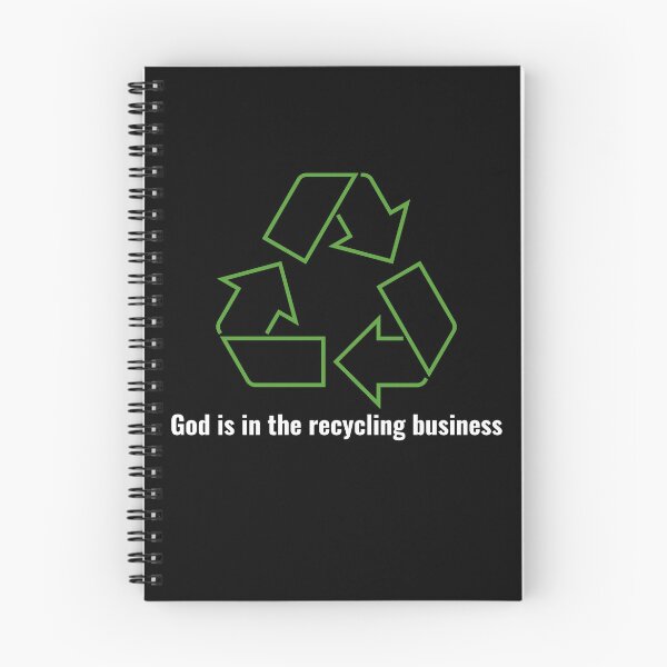 Item preview, God is in the recycling business V1 White Lettering designed and sold by Family Journey with God.