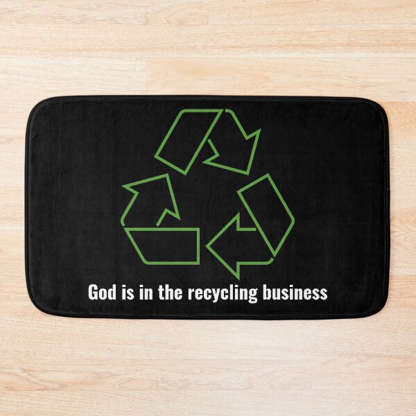 Item preview, God is in the recycling business V1 White Lettering designed and sold by Family Journey with God.