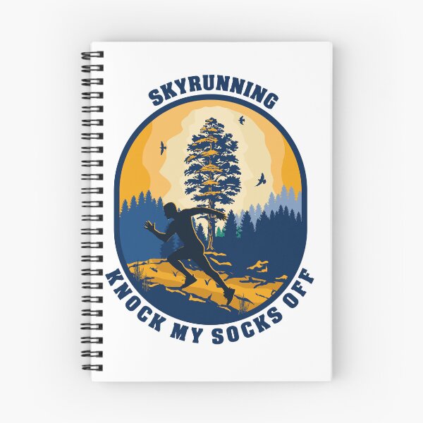 Item preview, Skyrunning Knock my socks off funny running quote extreme sport activity outdoor designed and sold by HomeCoquette.