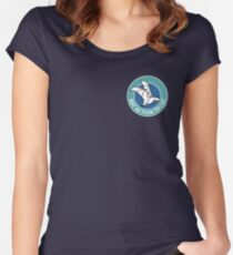 Bat Action Trust - Badge - Detectorists Women's Fitted Scoop T-Shirt