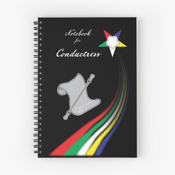 Item preview, Conductress’s Notebook for Order of the Eastern Star, OES inspired symbol  designed and sold by photonxt.
