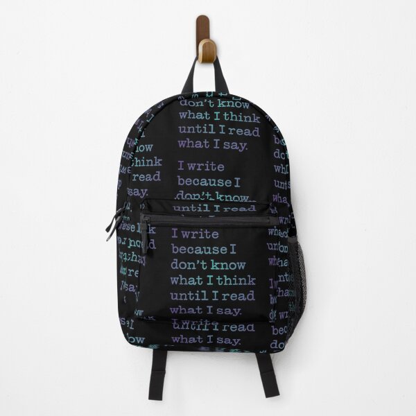 Item preview, I write because I don't know what I think until I read what I say. v.1 designed and sold by x1brett.