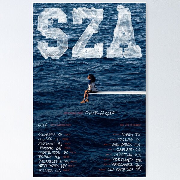 Item preview, SZA SOS. SZA LIVE IN CONCERT 2023 designed and sold by cahillarmando.