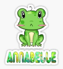 Frosch Annabelle Sticker