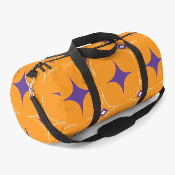 Item preview, Mustard and Purple Geometric Rhombus 60s Retro Pattern  designed and sold by SoccaTamam.