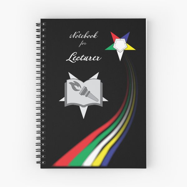 Item preview, Lecturer’s Notebook for Order of the Eastern Star, OES inspired symbol  designed and sold by photonxt.