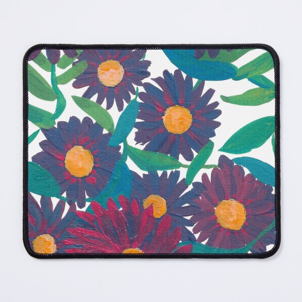 Item preview, Purple Daisy Flower Acrylic Drawing designed and sold by Mimi Huang.