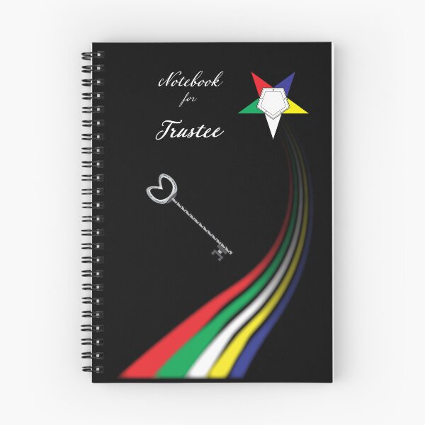 Item preview, Trustee’s Notebook for Order of the Eastern Star, OES inspired symbol  designed and sold by photonxt.