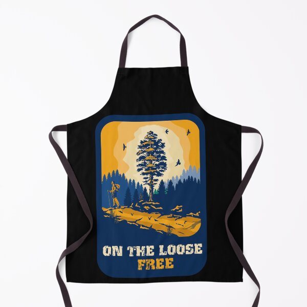 Item preview, On the loose free funny hiking quote outdoor activity mountain lover designed and sold by HomeCoquette.