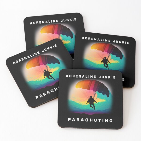 Item preview, Adrenaline Junkies - A Parachute Design designed and sold by Mindful-Designs.