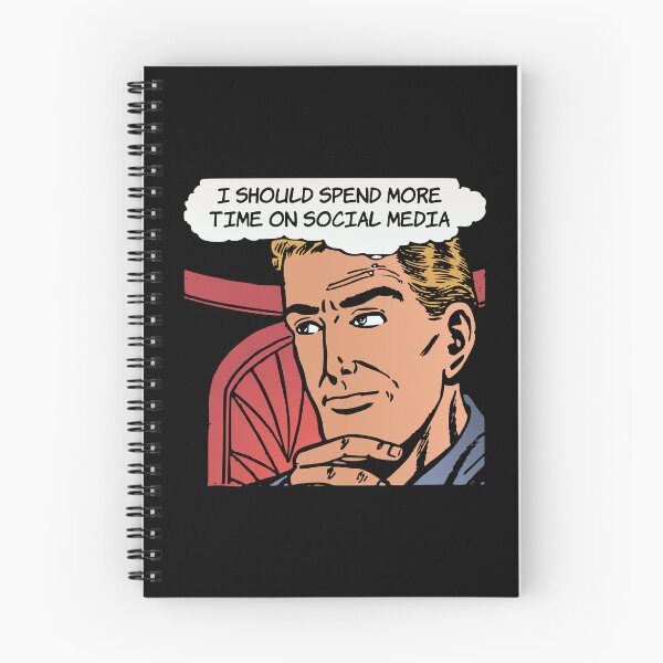 Item preview, 'I Should Spend More Time on Social Media' Bad Financial Decisions - Funny Retro Comic Book designed and sold by Ridiculam Toga.