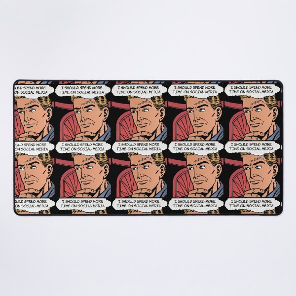 Item preview, 'I Should Spend More Time on Social Media' Bad Financial Decisions - Funny Retro Comic Book designed and sold by Ridiculam Toga.