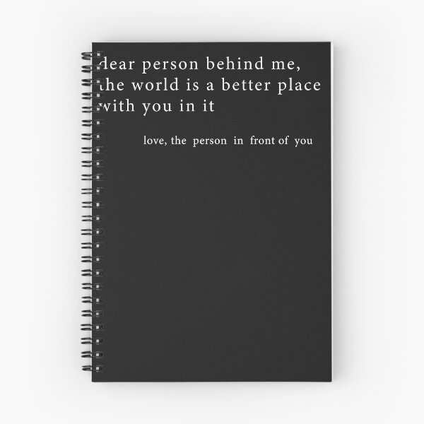 Item preview, Dear Person Behind Me, The World Is A Better Place With You designed and sold by HSjem.
