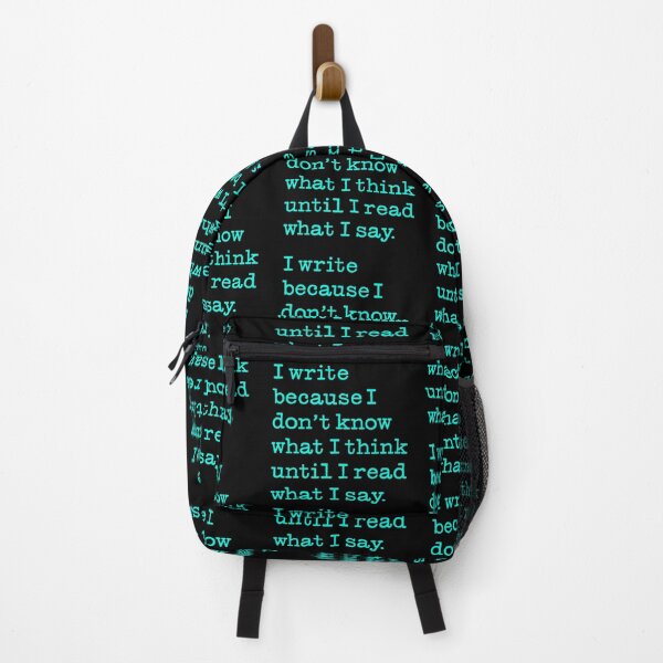 Item preview, I write because I don't know what I think until I read what I say. v.7 designed and sold by x1brett.