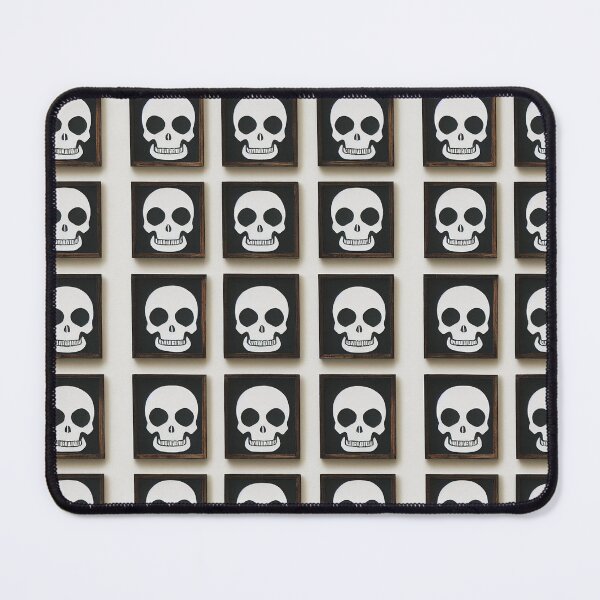 Artikelvorschau, Monochrome Cute Skull Pattern entworfen und verkauft von Fine Prints.