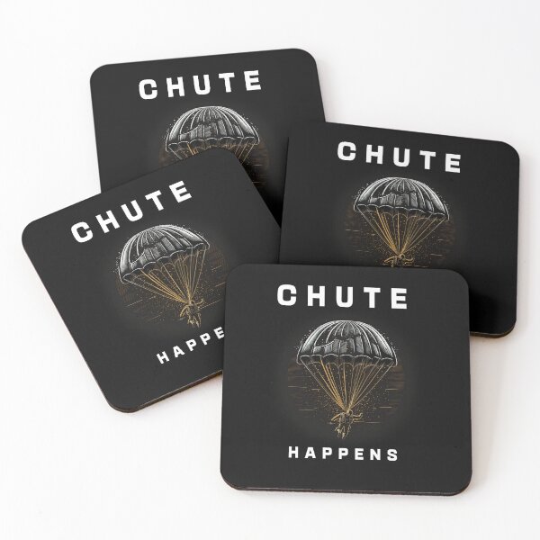 Item preview, Chute Happens - A Parachute Design designed and sold by Mindful-Designs.