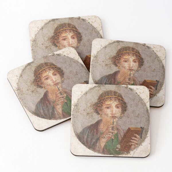 Item preview, Portrait of Sappho, Pompeii (HD) designed and sold by star-burst.