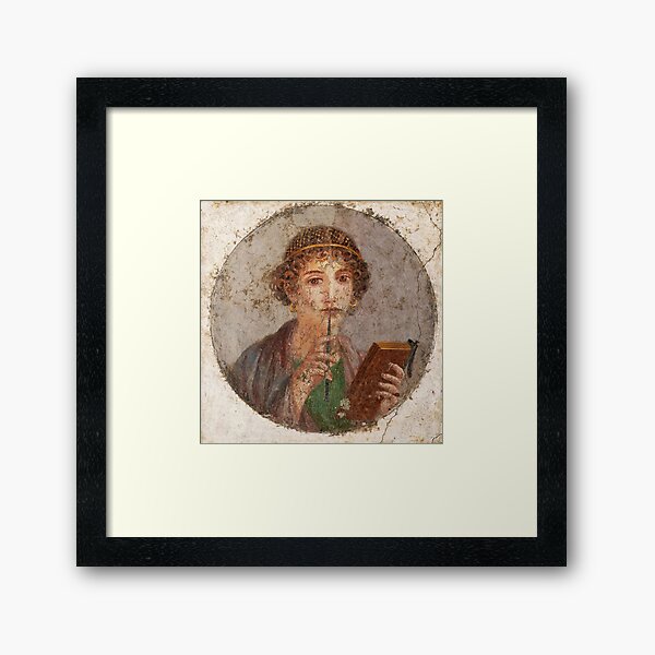 Item preview, Portrait of Sappho, Pompeii (HD) designed and sold by star-burst.