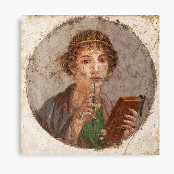 Item preview, Portrait of Sappho, Pompeii (HD) designed and sold by star-burst.