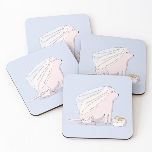 Item preview, Pink Dog - Wedding designed and sold by CatterStudio.