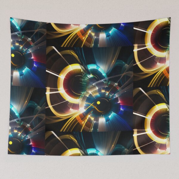 Item preview, Electronic Music Portrait Abstract Colorful Design designed and sold by EnzoZs.