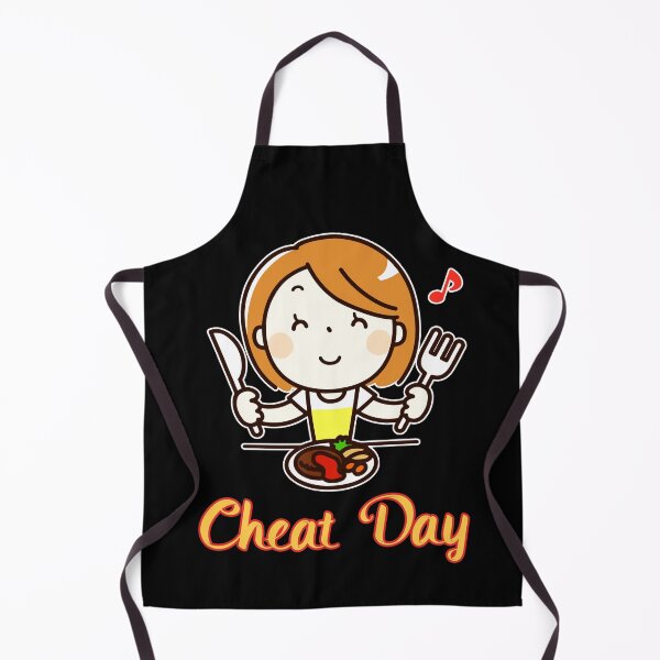 Item preview, 'Cheat Day' Kawaii Girl Eating Japanese Food - Positive Cute Design designed and sold by Ridiculam Toga.