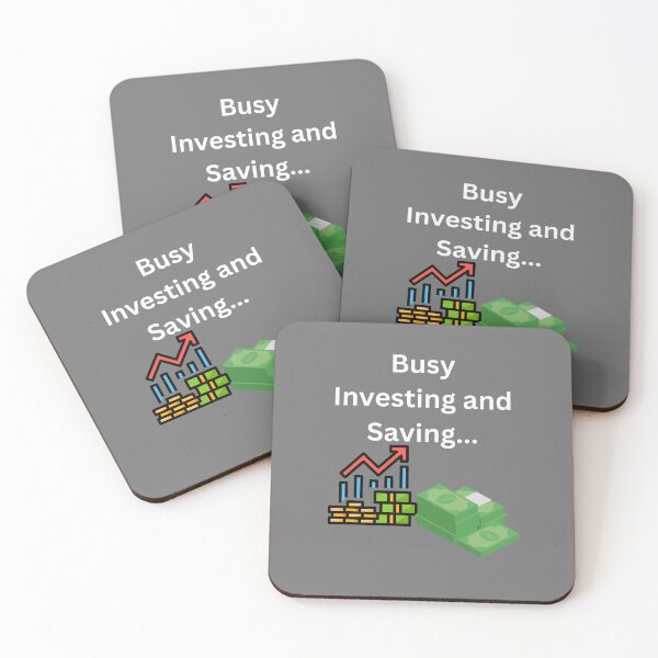 Item preview, Busy Investing and Saving... designed and sold by UpcomingTech.