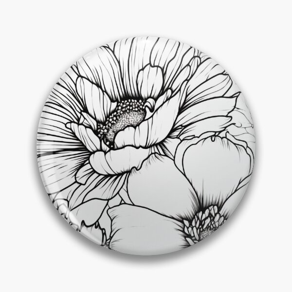 Artikelvorschau, Wildblumen-Lineart entworfen und verkauft von EmeraldeaArt.