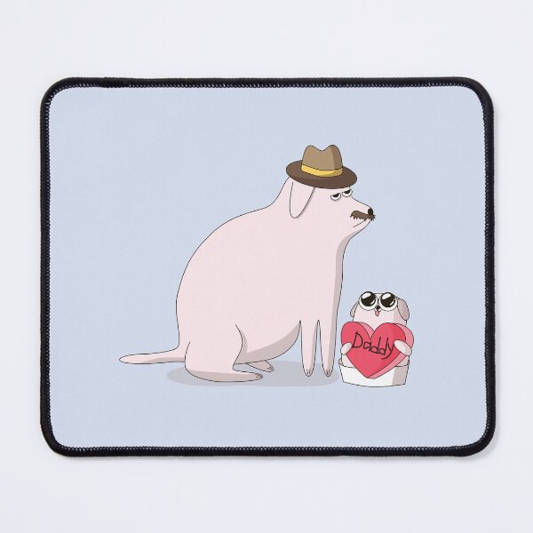 Item preview, Pink Dog - Father's Day designed and sold by CatterStudio.
