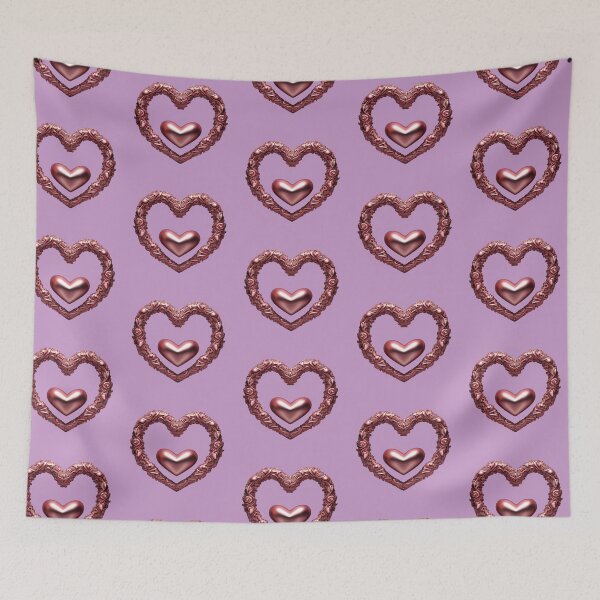 Item preview, Pink Metallic Heart designed and sold by Digiheart.