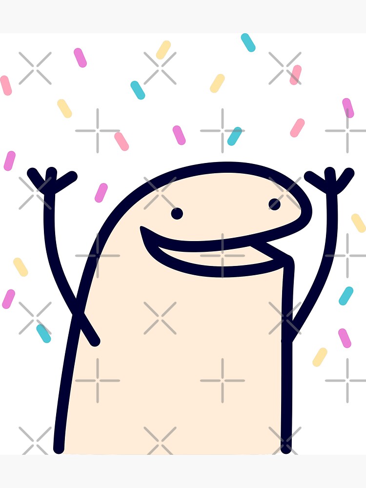 Flork meme Confetti party edition | Pin