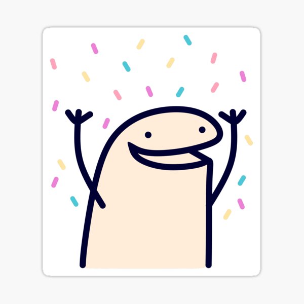 Flork meme Confetti party edition | Pin